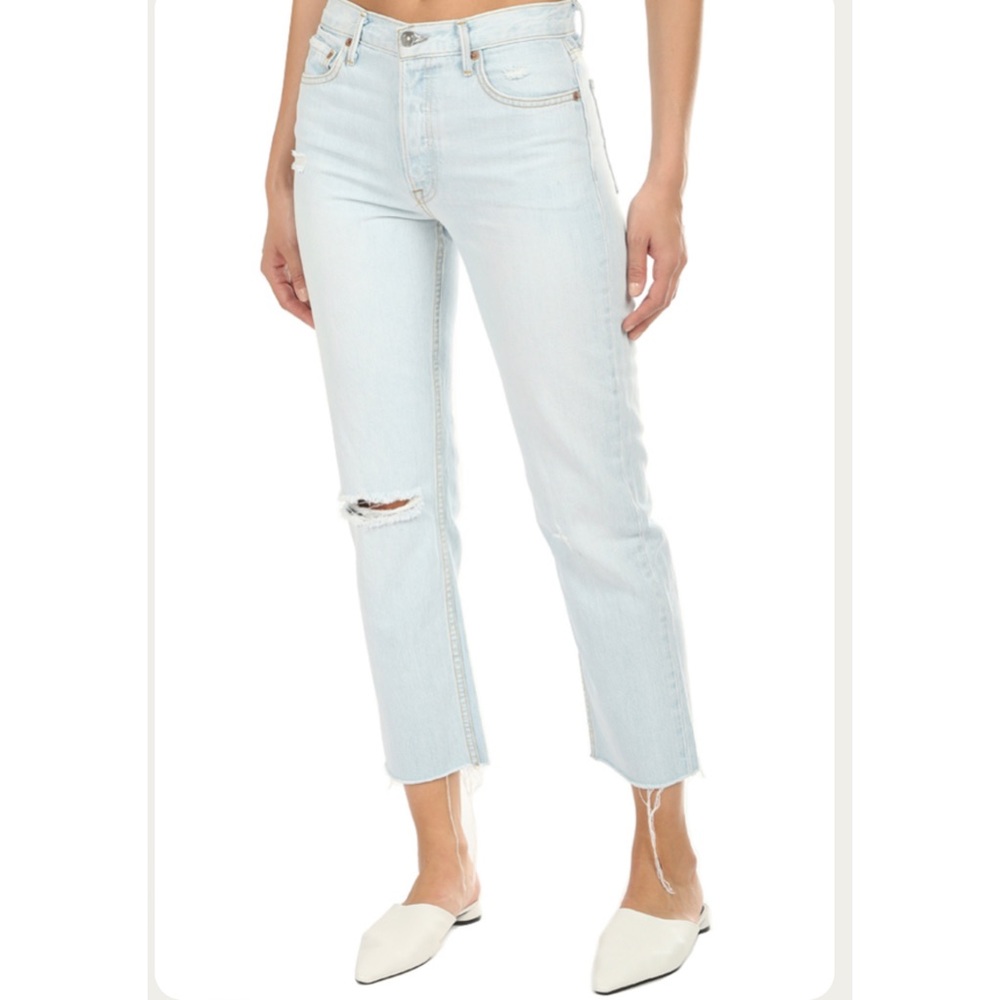 GRLFRND Helena Straight Leg Jeans Almost Always Women’s Size 28
